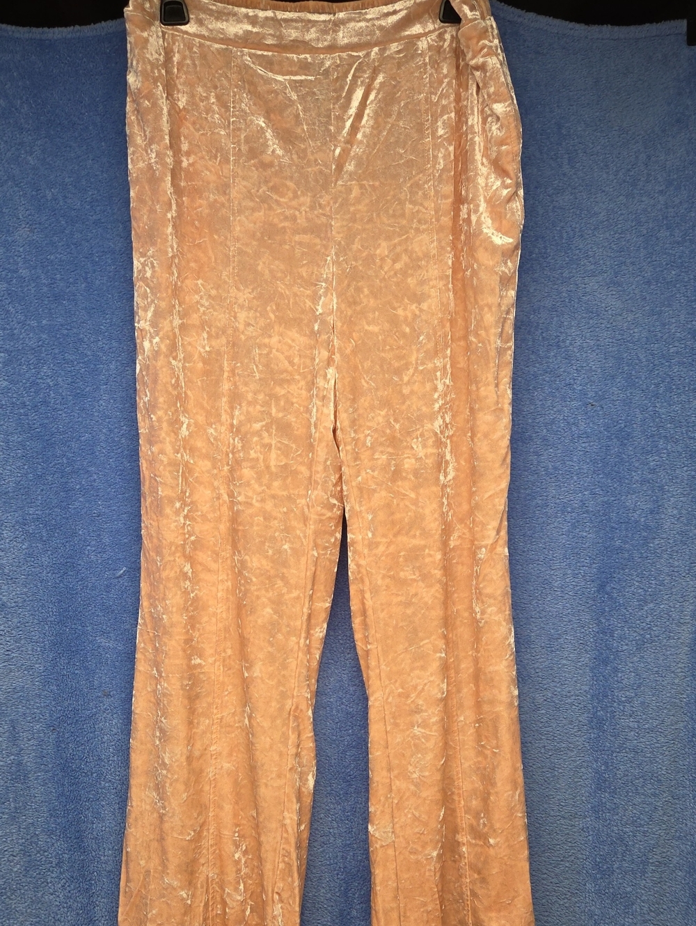 LuLaRoe Peach Velvet Wide-Leg Pants